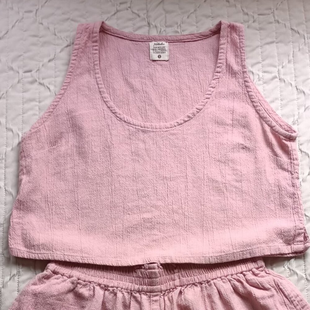 100% Cotton Crop Tank 💗 Dusty Rose Pink